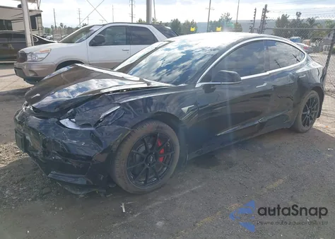 2019 Tesla Model 3 Long Range/Performance from USA, damaged, VIN 5YJ3E1EB9KF393208